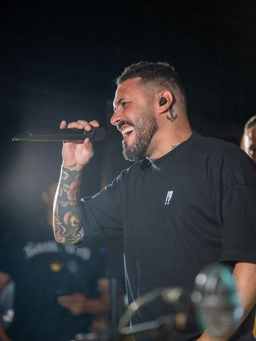 Cássio Augé no palco
